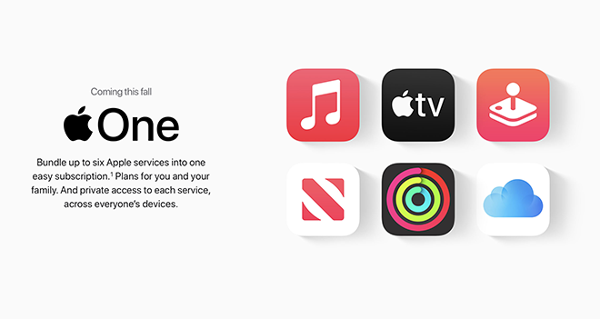 Корпорация Apple зарегистрировала множество доменов для сервиса Apple One